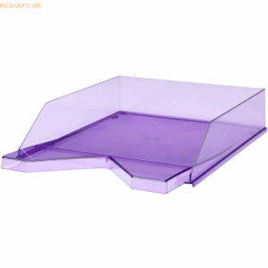 6 x Jalema Briefkorb Silky Touch A4 violett