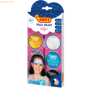 Jovi Fasching-Schminke VE=6x8ml Creme Face Paint Set Princess