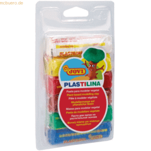 Jovi Plastilina Knete VE=6 Farben a 25g Blister