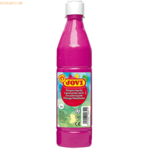 Jovi Plakatfarbe / Temperafarbe 500ml Flasche magenta