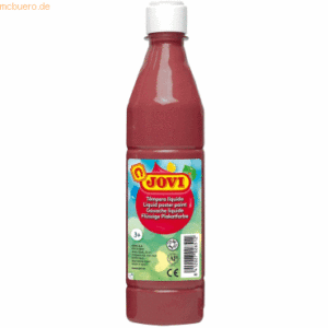 Jovi Plakatfarbe / Temperafarbe 500ml Flasche braun