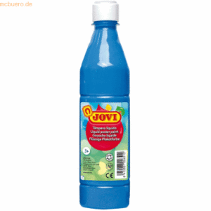 Jovi Plakatfarbe / Temperafarbe 500ml Flasche cyanblau