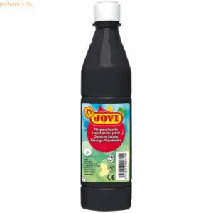 Jovi Plakatfarbe / Temperafarbe 500ml Flasche schwarz in