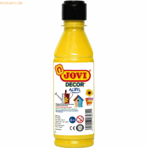 Jovi Acrylfarbe Jovidecor gelb 250ml Flasche