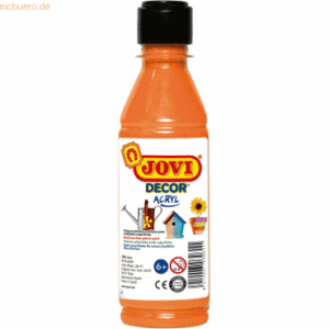 Jovi Acrylfarbe Jovidecor orange 250ml in Flasche