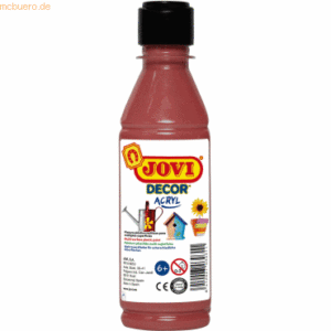 Jovi Acrylfarbe Jovidecor braun 250ml Flasche