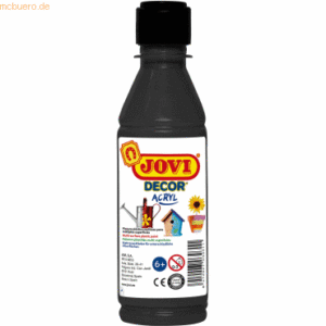 Jovi Acrylfarbe Jovicolor schwarz 250ml Flasche