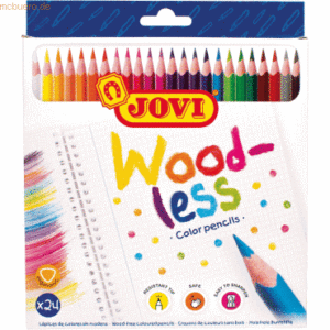 Jovi Buntstifte Woodless VE=24 Farben