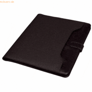 Alassio Ringbuchmappe Fano I A4 FineTouch Lederimitat / Nylon schwarz