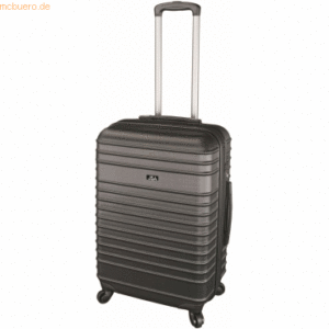 JSA Reisetrolley 70cm ABS-Kunststoff 65l schwarz