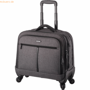 Jüscha Business Laptop Trolley Phoenix 445x375x210mm Polyester grau