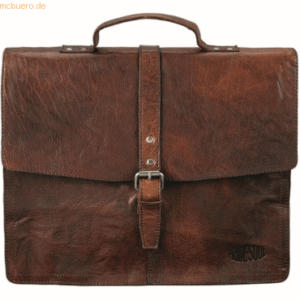 Pride&Soul Businesstasche Jayden 37x30x8cm Leder braun