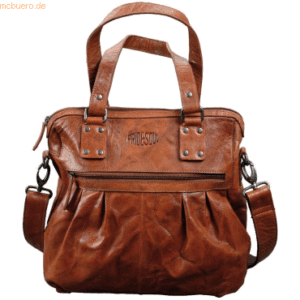 Pride & Soul Damentasche Holly 300x350x90mm Leder cognac