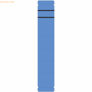 k.A. Ordnerrückenschilder 60x280mm selbstklebend blau VE=10 Stück