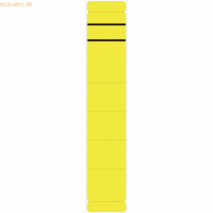 k.A. Ordnerrückenschilder 60x280mm selbstklebend gelb VE=10 Stück