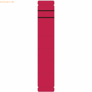 k.A. Ordnerrückenschilder 60x192mm selbstklebend rot VE=10 Stück