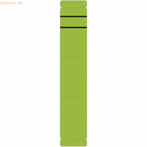 k.A. Ordnerrückenschilder 39x192mm selbstklebend grün VE=10 Stück