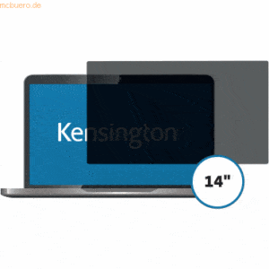Kensington Blickschutzfilter Standard 14 Zoll 16:9 2-fach abnehmbar sc