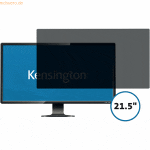 Kensington Blickschutzfilter Standard 20 Zoll 16:9 2-fach abnehmbar sc