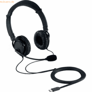 Kensington HiFi-Kopfhörer mit Mikrofon USB-C-Anschluss Kunstlederbezug