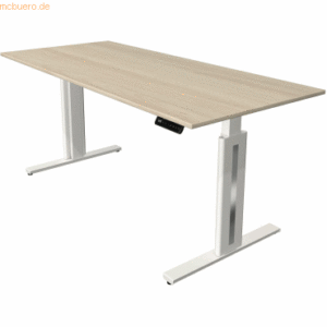 Kerkmann Sitz-/Stehtisch Move 3 fresh BxTxH 180x80x72-120cm ahorn/weiß