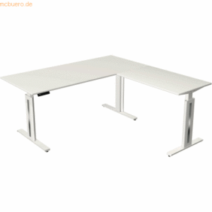 Kerkmann Sitz-/Stehtisch Move 3 BxTxH 180x180x72-120cm + Anbautisch we