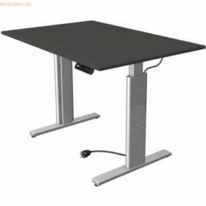 Kerkmann Sitz-/Stehtisch Move 3 BxTxH 120x60x72-120cm silber/anthrazit