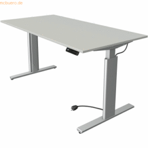 Kerkmann Sitz-/Stehtisch Move 3 BxTxH 160x80x72-120cm silber/lichtgrau