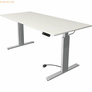 Kerkmann Sitz-/Stehtisch Move 3 BxTxH 180x80x72-120cm silber/weiß