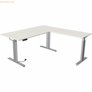 Kerkmann Sitz-/Stehtisch Move 3 BxT 180x180cm (mit Anbautisch) silber/