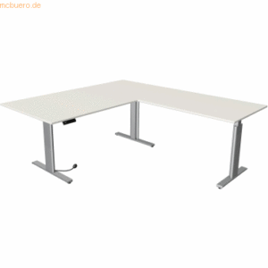 Kerkmann Sitz-/Stehtisch Move 3 BxT 200x180cm (mit Anbautisch) silber/