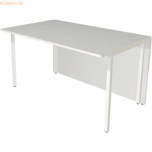 Kerkmann Anbau-Theke Atalntis 3 Tisch 2-seitig gerade 135x82x75cm weiß