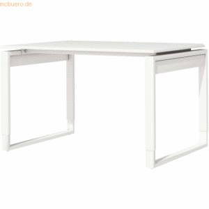 Kerkmann Schreibtisch Fresh BxT 120x80cm höhenverstellbar weiß