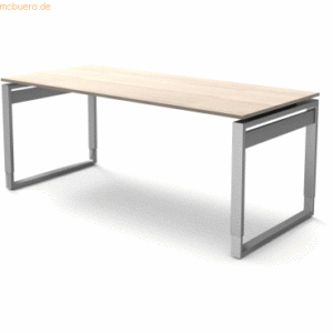 Kerkmann Schreibtisch Form5 Bügel-Gestell 180x80x68-82cm ahorn