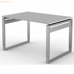 Kerkmann Schreibtisch StageOne Form 5 BxT 120x80cm lichtgrau