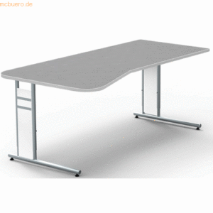 Kerkmann Freiformtisch StageOne Form 4 BxT 195x80/100cm grafit