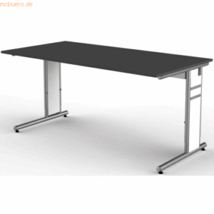 Kerkmann Schreibtisch StageOne Form 4 BxT160x80cm anthrazit