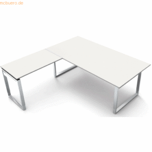 Kerkmann Schreibtisch Aveto 180 Bügel-Gestell 180x80x68-82cm / Anbau 1