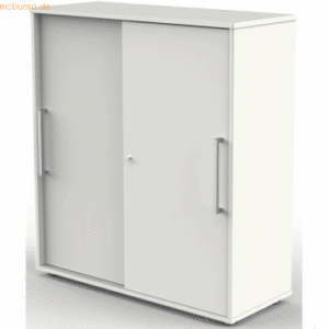 Kerkmann Schiebetürenschrank Form 4 100x40x111cm 3 OH weiß