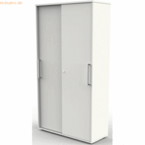 Kerkmann Schiebetürenschrank Form 4 100x40x183cm 5 OH weiß