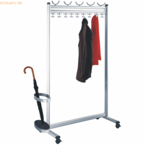 Kerkmann Reihengarderobe Multiline HxBxT 170x100x40cm aluminium