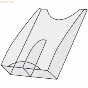 Kerkmann Fachteiler für Prospektfach (tec-art) für 2xDINlang