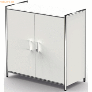 Kerkmann Sideboard Artline BxTxH 80x38x78cm 2OH weiß