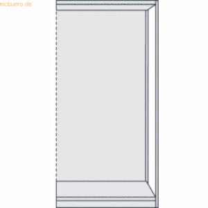 Kerkmann Büroregal Progress 500 Anbauregal BxTxH 96x60x190cm leer mit