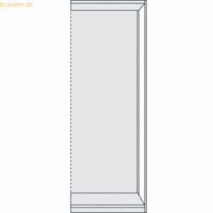 Kerkmann Büroregal Progress 500 Anbauregal BxTxH 96x60x225cm leer mit