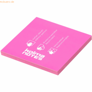 Kolma Haftnotizen Notes 76x76mm PP 100 Blatt berry