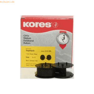 Kores Farbband Gr. 51 Seide schwarz