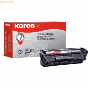 Kores Tonerkartusche kompatibel mit HP Q2612 A ca. 2000 Seiten schwarz