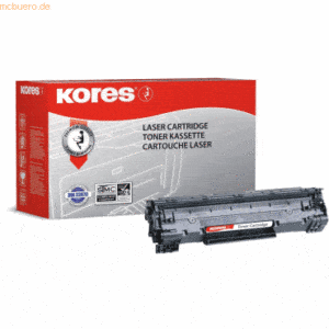 Kores Tonerkartusche kompatibel mit HP CB436A ca. 2000 Seiten schwarz