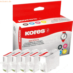 Kores Tintenpatronen Multipack kompatibel mit Canon PGI-5BK